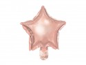 25 Ballons en mylar Etoile - 25 cm - or rose