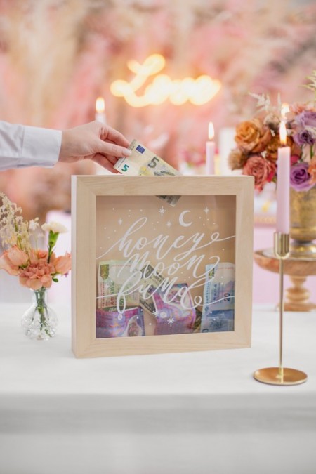 Tirelire en bois - lune de...