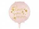 Ballon en mylar ''Love you mom''- 45 cm - rose