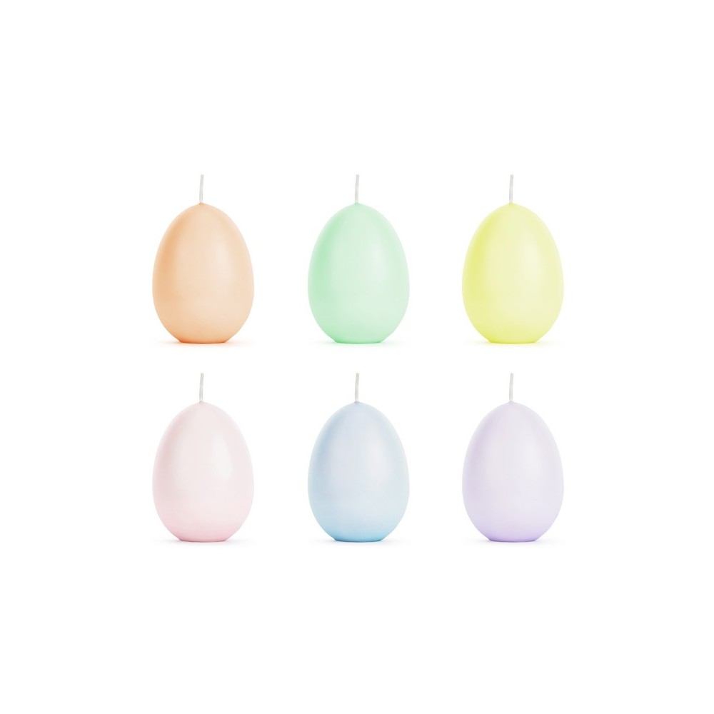 6 Bougies oeufs 6 pcs