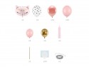Bouquet de ballons - chat - rose