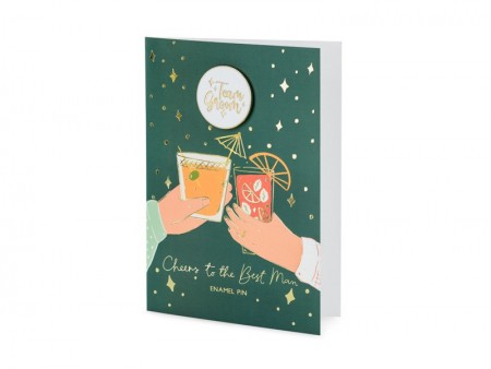 Carte d'épingle Groom Team