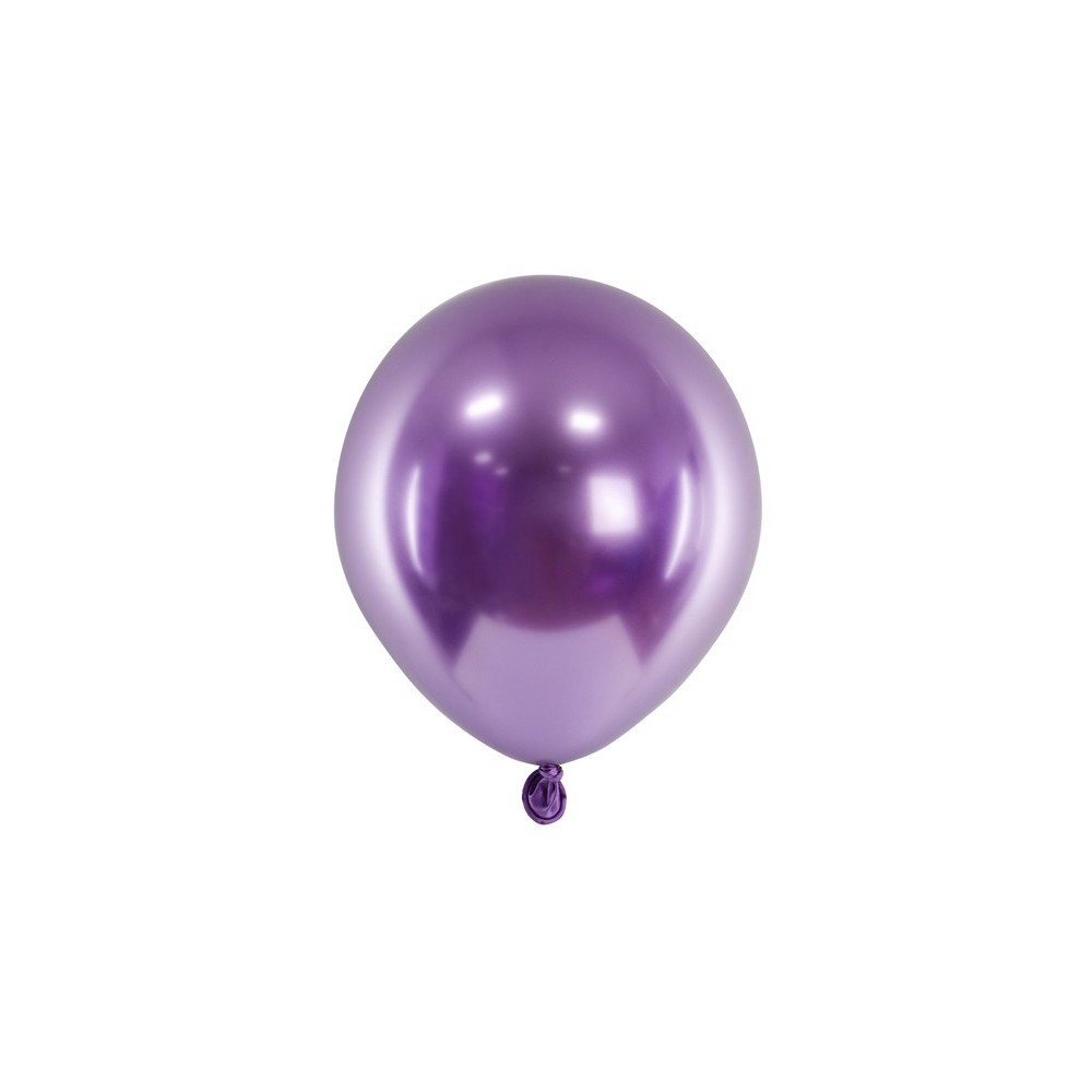 50 Ballons Glossy 12 cm - violet
