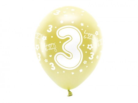 6 Ballons Eco 33 cm -...