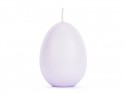 Bougie œuf - violet clair