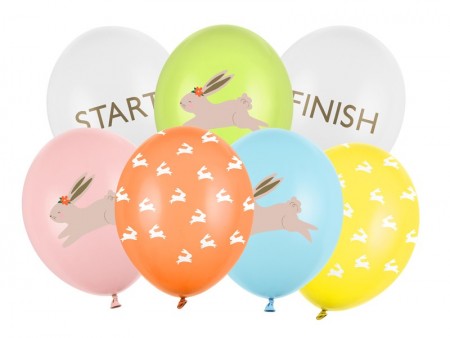 7 Ballons 30 cm - Egg Hunt