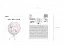 Ballon mylar Bride to be - blanc