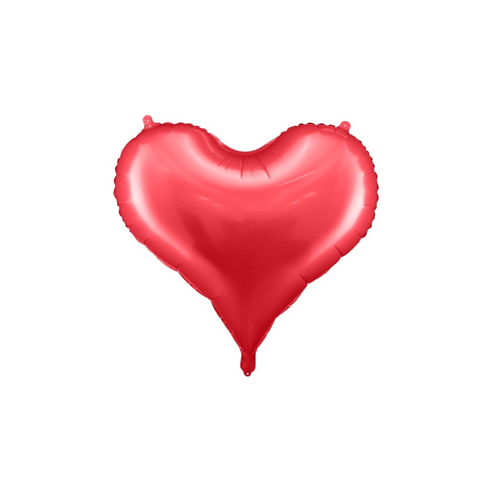 Ballon mylar coeur - 75 cm - red