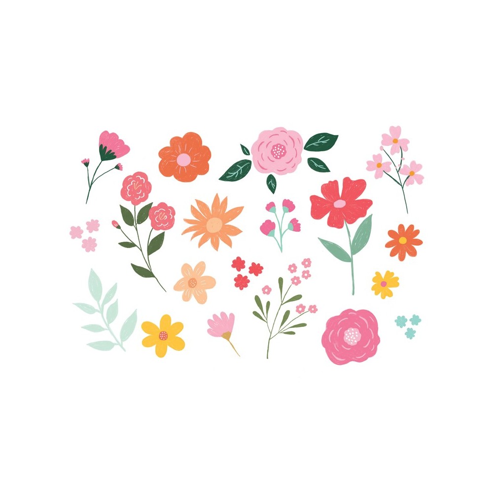 19 Tatouage temporaire Fleurs