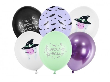 6 Ballons 30 cm - Witch - mix