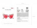 Ballon mylar Lunettes - coeurs