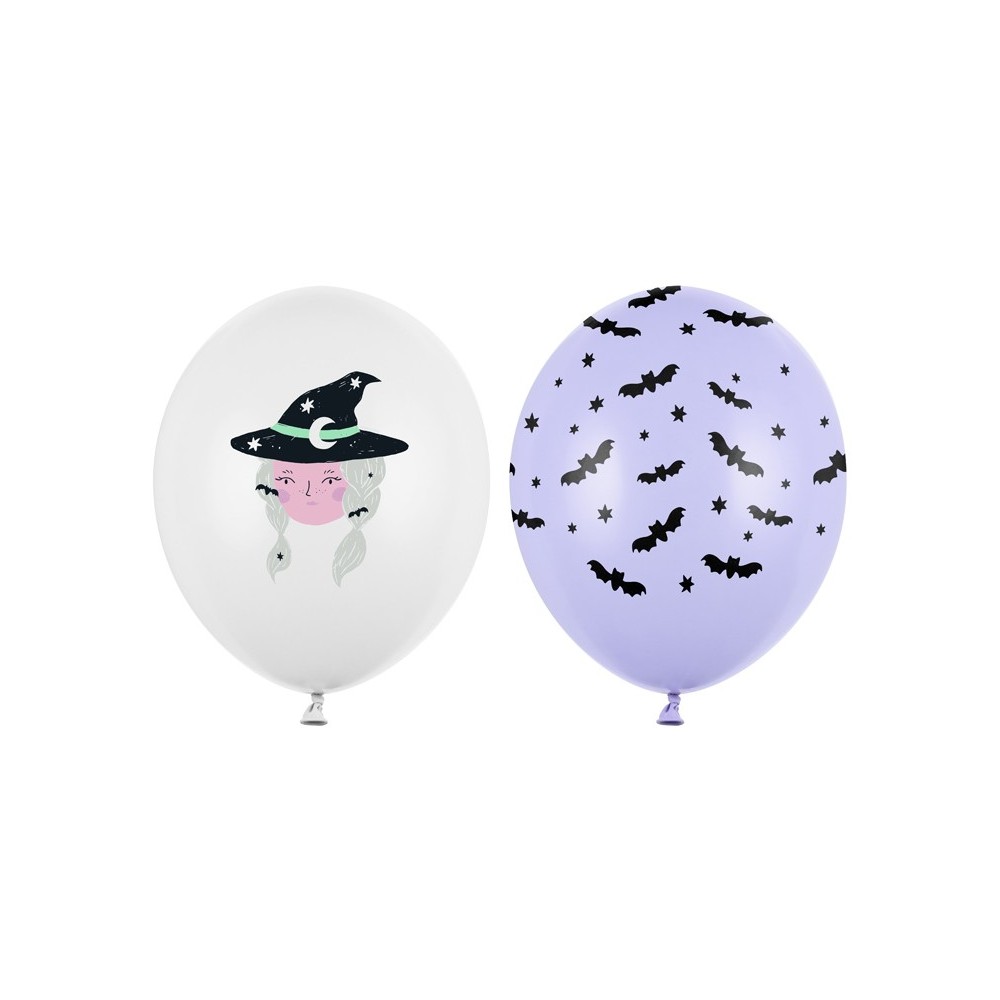 50 Ballons 30 cm - Sorcière - mix