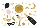 10 Tatouage temporaire New Year's Eve