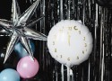 Ballon mylar Horloge - blanc