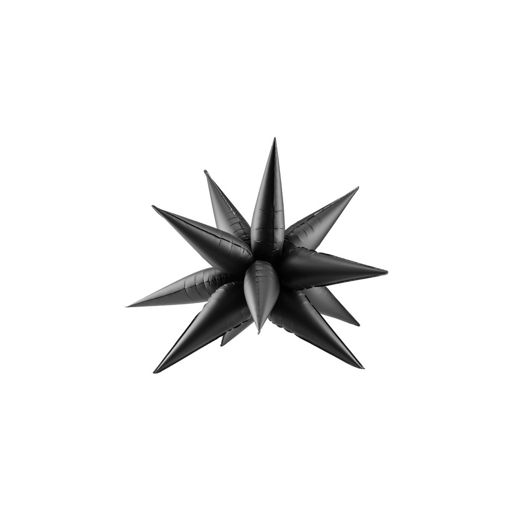 Ballon en mylar 3D Etoile - 70cm - noir