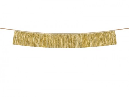 Guirlande de franges - or