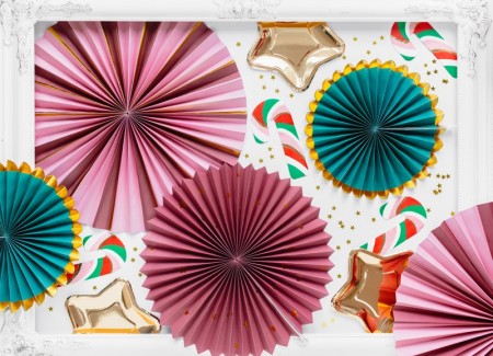 3 Rosettes décoratives -...