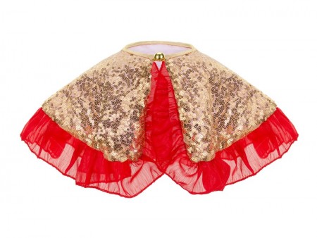 Col à sequins - or