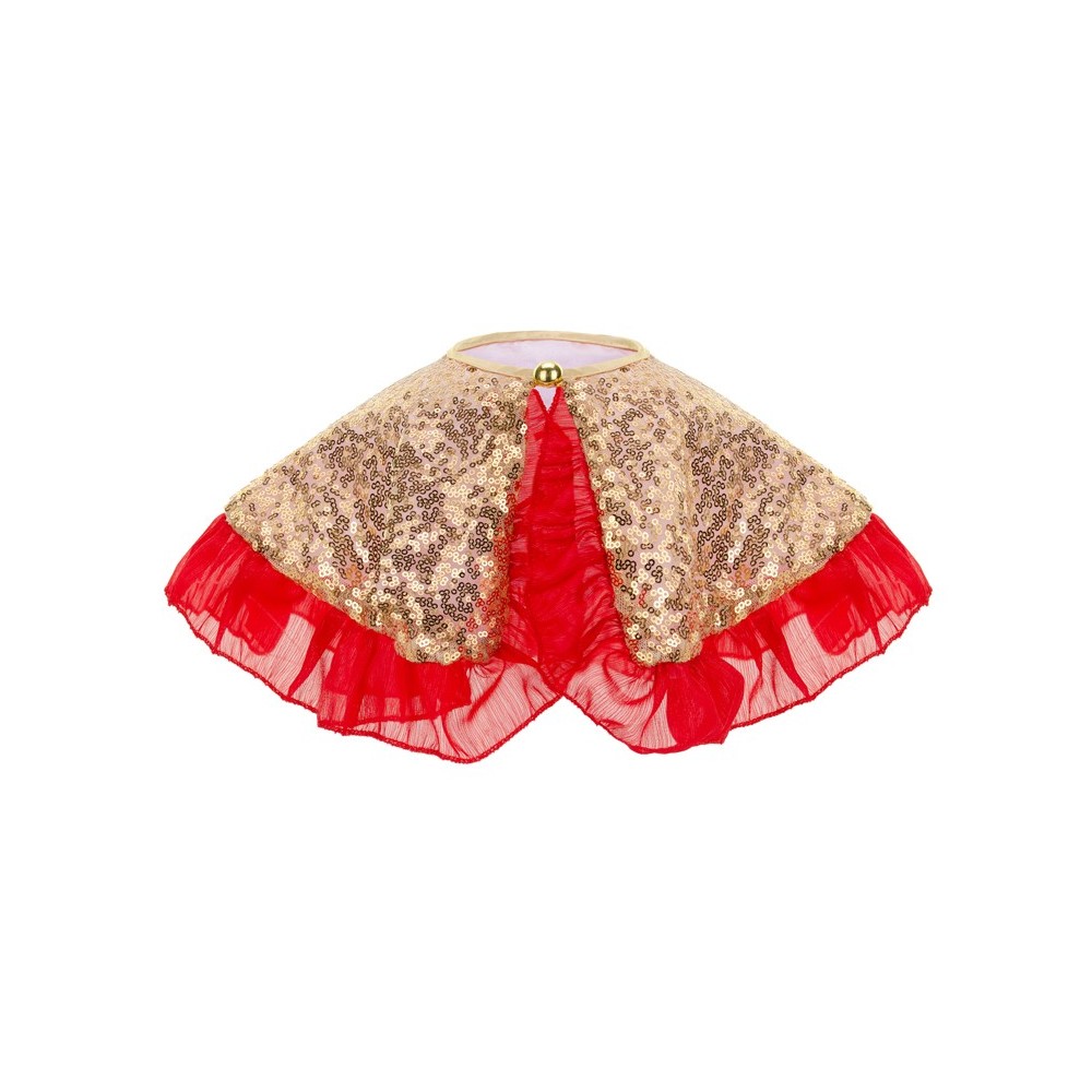 Col à sequins - or