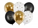 6 Ballons 30 cm - Happy New Year - mix
