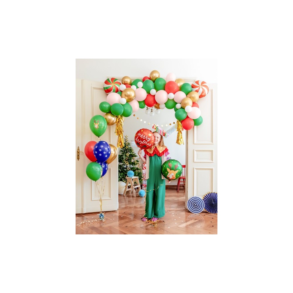 50 Ballons 30 cm - Merry Christmas - mix