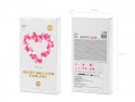 Guirlande de ballons avec cadre - coeur - rose