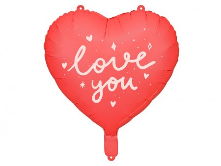 Ballon mylar Coeur ''I love...