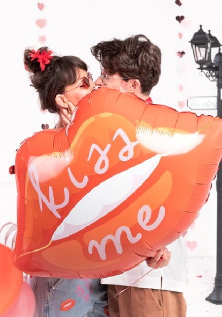 Ballon mylar Lèvres Kiss me
