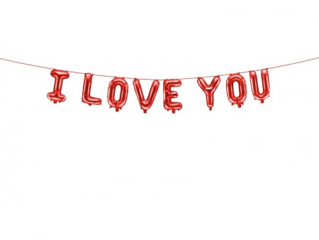 Ballon mylar I love you -...