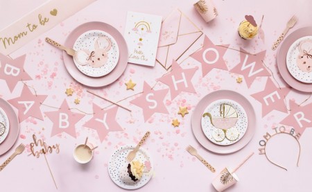 Bannière Baby shower - rose...