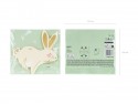 20 Serviettes de table Lapin