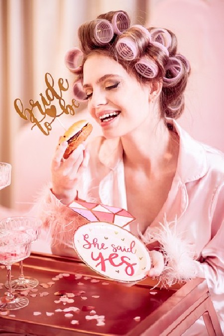 6 Assiettes Bague - or