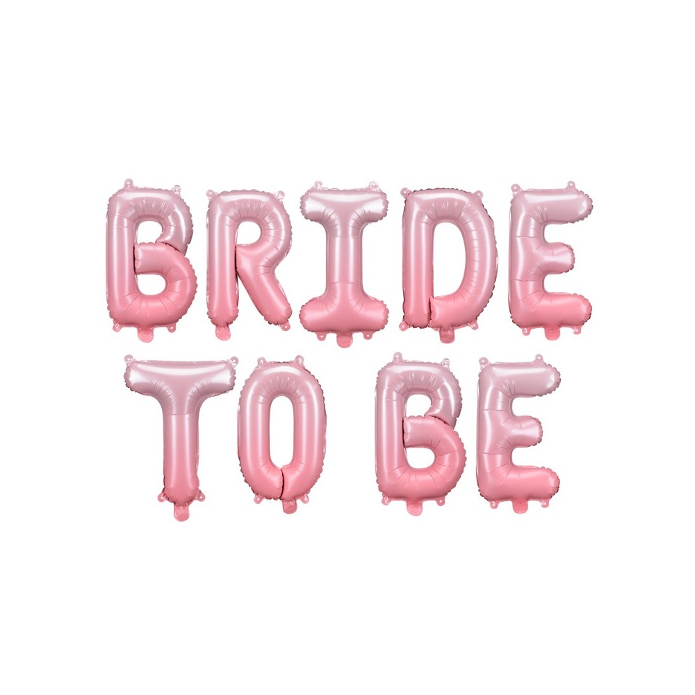 Ballon en mylar Bride to be - 45 cm - rose