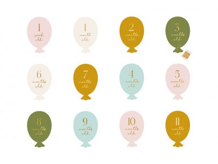 Cartes bébé 12 mois pour...