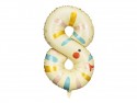 Ballon mylar Chiffre 8 - Serpent