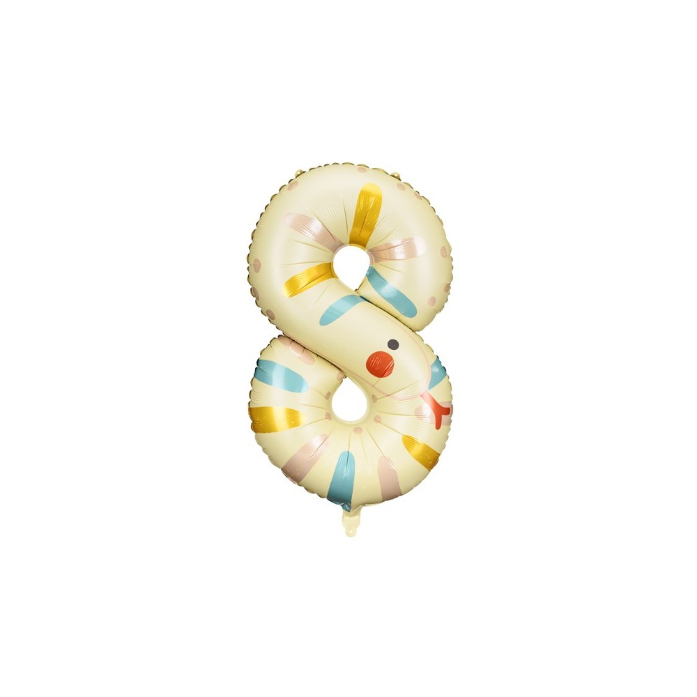 Ballon mylar Chiffre 8 - Serpent
