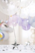 Poids ballon Coeurs - argent