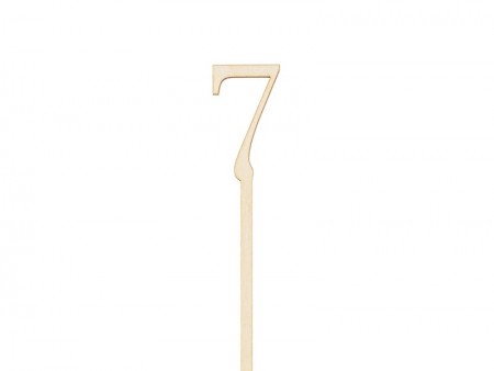 10 Numéros de table en bois