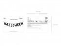 Ballon mylar Halloween - noir