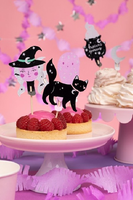 6 Décors muffins Halloween -