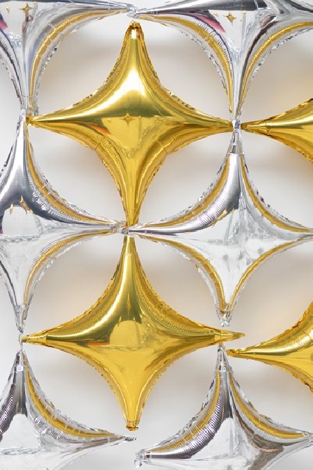 Ballon en mylar étoile a 4...