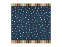 12 Serviettes de table Etoiles - bleu marine