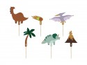 6 Cake topper gâteau Dinosaures