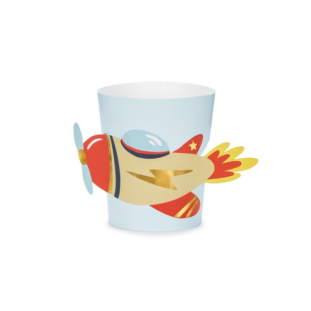 6 Manchons pour Gobelets Avion