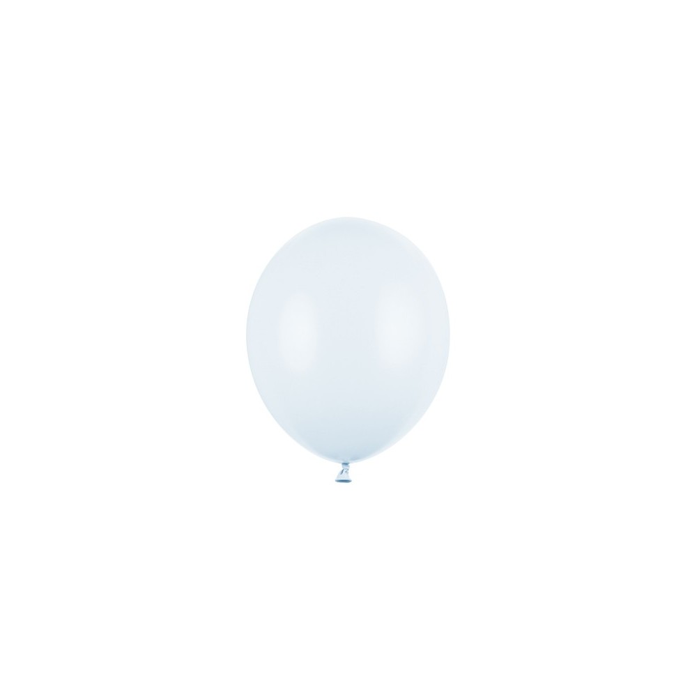 100 Ballons Strong 12 cm - Pastel Light Misty Blue