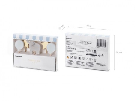 5 Bougies éléphant