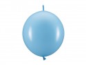 20 Ballons à Relier - 33 cm - bleu clair