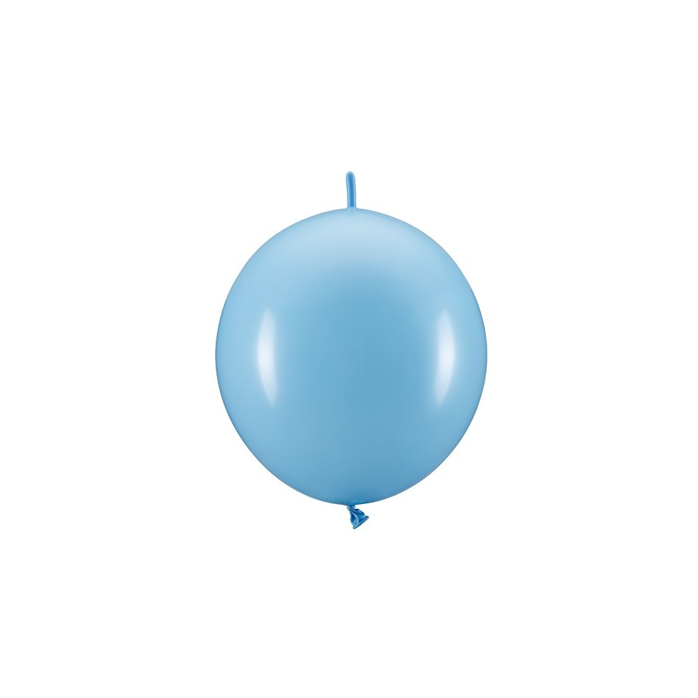 20 Ballons à Relier - 33 cm - bleu clair