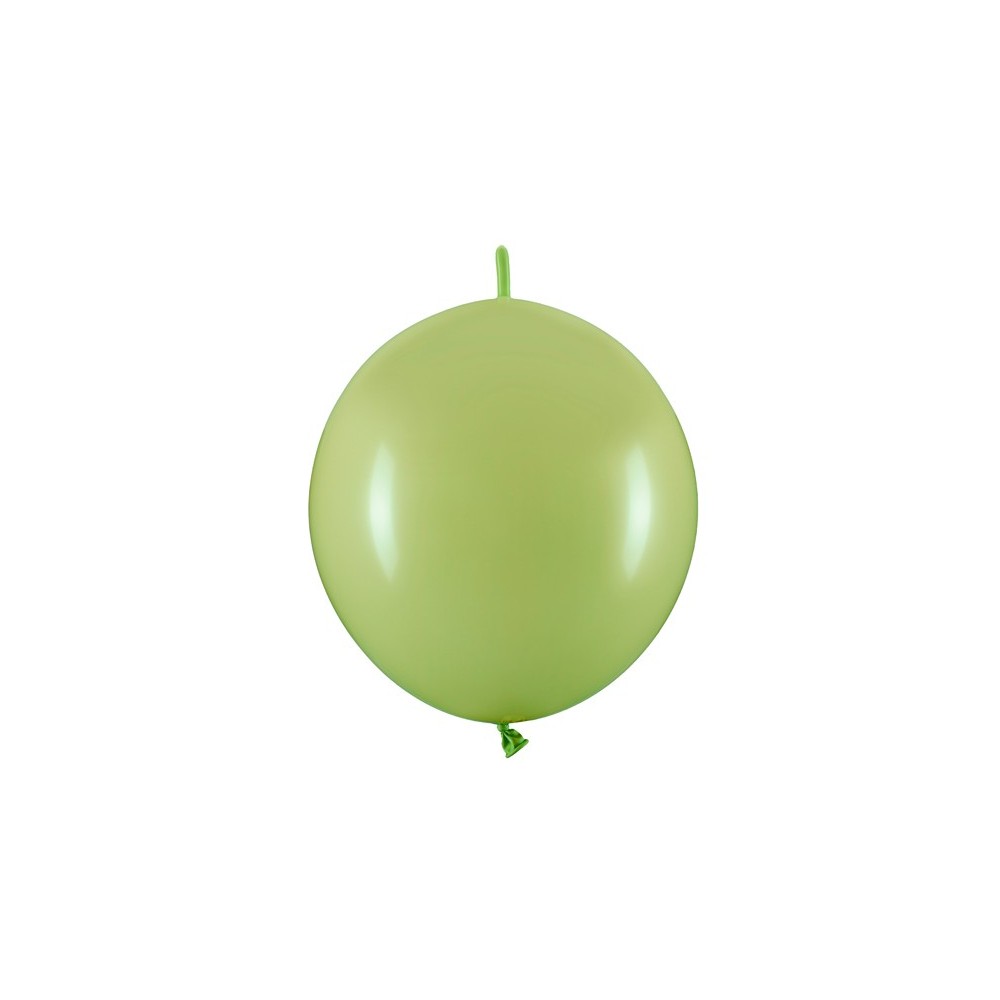 20 Ballons à Relier - 33 cm - vert olive