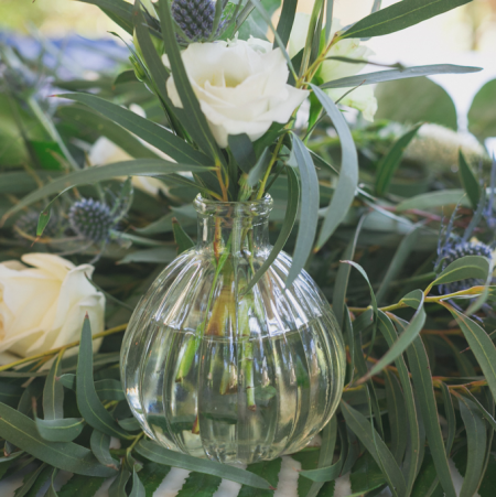 Vase strié "vintage"